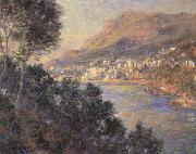 Claude Monet Monte Carlo seen from Roquebrune oil painting
